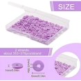 thumbnail image 6 of 2Strands 700Pcs+ Purple Clay Bead Clay Heishi Beads 6mm Heishi Bead Bulk Flat Beads Flat Disc Beads Heishi Vinyl Beads, 6 of 6