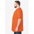 thumbnail image 3 of KingSize Men's Big & Tall Shrink-Less Lightweight Longer-Length Crewneck Pocket T-Shirt, 3 of 6