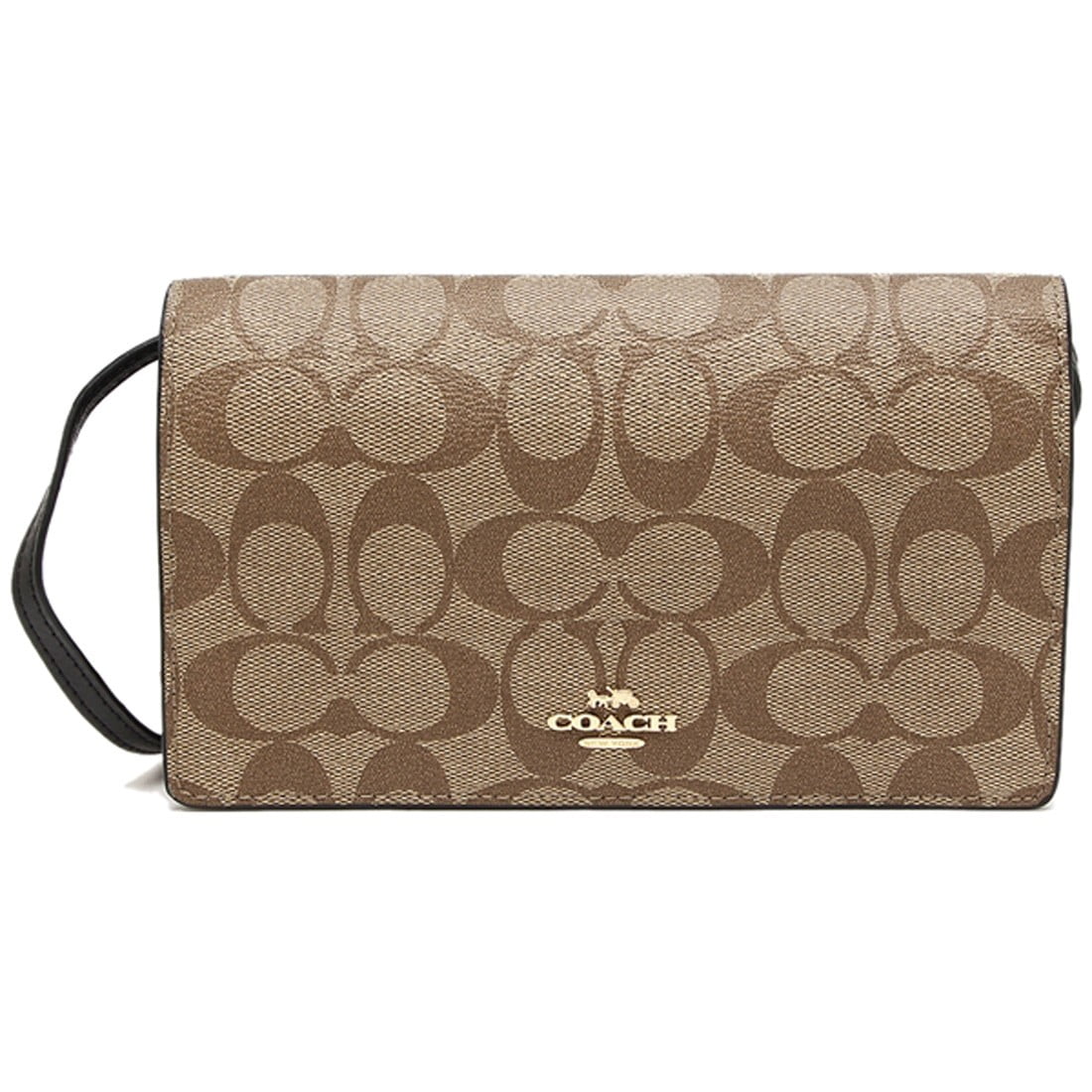 coach crossbody clutch black