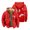 Red, variant on Gigi Perez Big Squid Arms Zipper Jacket Long Sleeve Winter Parka Women Men Casual Fashion Coat