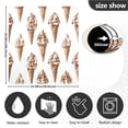 thumbnail image 5 of Yayeee Magnetic Dishwasher Cover for The Front Decoration Home Kitchen Machine Sticker Protector, Brown Ice Cream Pattern, 5 of 6