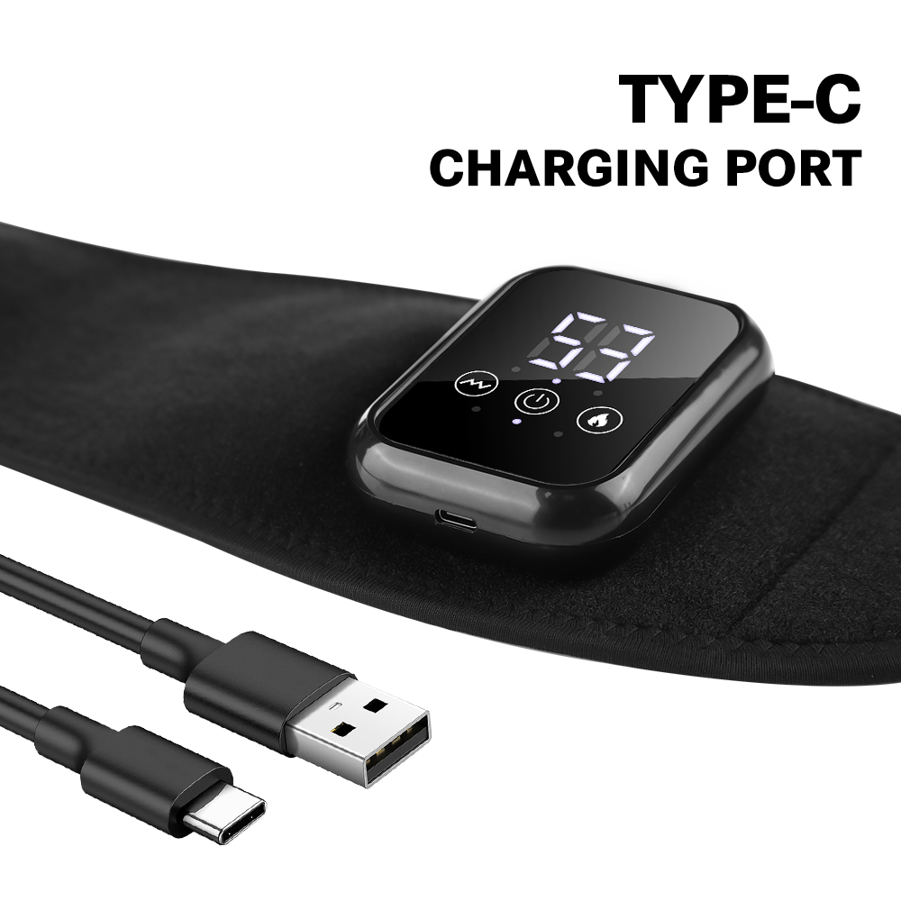 ROMYSE Cordless Wrist Heating Pad for Tendonitis & Carpal Tunnel Relief – Rechargeable Heated Wrist Brace with 3 Heat & 3 Vibration Modes, Electric Hot Compress Wrist Wrap,2PCS