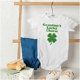 thumbnail image 4 of Grandmas Luck Charm St Paddys Day Romper Boys or Girls Infant Baby Brisco Brands 18M, 4 of 6