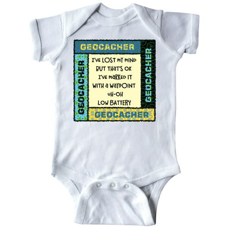 

Inktastic Geocacher Lost Mind Patterns Gift Baby Boy or Baby Girl Bodysuit