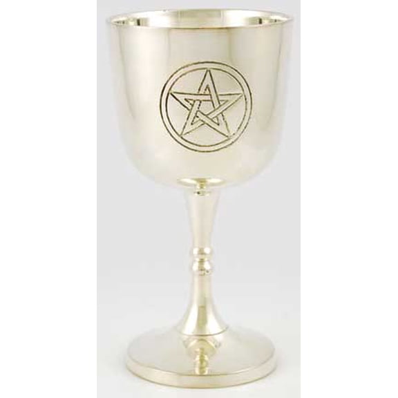 Mini Pentagram chalice 4" * by AzureGreen