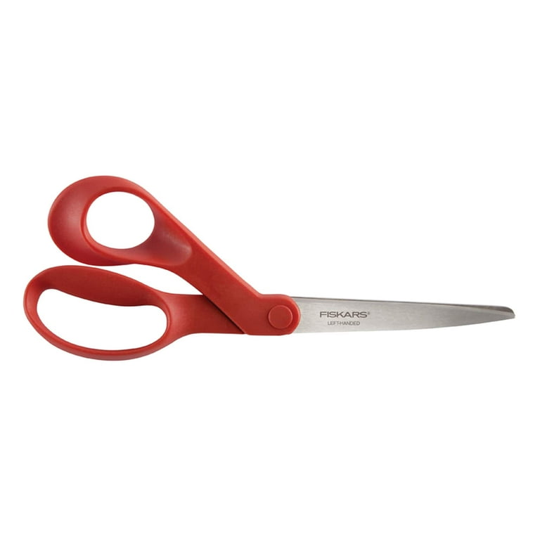 Fiskars Left Hand Scissors 8 inch, Fiskars, Scissors — Discount Office