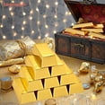 thumbnail image 4 of UnicoPak - Paquete de 90 cajas de regalo de barra dorada para fiestas de caza del tesoro, monedas de chocolate, dulces para casino pirata, cumplea&ntilde;os, regalos de dinero, fiesta tem&aacu, 4 of 9