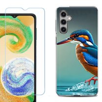 For Samsung Galaxy A16 5G Phone Case Cover, Shockproof Case with Tempered Glass Screen Protector, by OneToughShield - Kingfisher