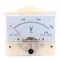 Heyiarbeit 91L4 AC Analog Panel Volt Meter – 0-250V Voltage Gauge, Easy-Read Dial, 1.77" Size