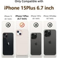 thumbnail image 3 of Compatible with iPhone 15 Plus Case, Liquid Silicone Slim Shockproof Protective Phone Case for iPhone 15 Plus 6.7 inch[Microfiber Lining].(Stone), 3 of 12