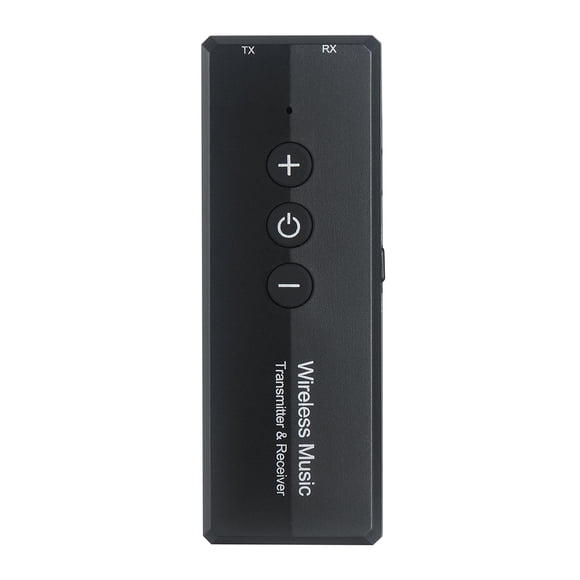 Inteprter Transmisor y receptor Bluetooth 5,0 adaptador inalámbrico 3 en 1 EDR 3,5mm Aux Jack adaptadores para TV Car Kit con botón de Control Cables de audio/vídeo