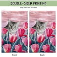 thumbnail image 6 of Cute Golden Retriever Tulip Flowers Garden Flag Hello Spring Summer Floral Dog Decor Flag Banner for Yard Outdoor 12.5X18 Inch Double Side, 6 of 6