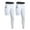Left-White+White, variant on Men's One Leg Compression Tights Long Pants for Basketball Single Leg Sports Pants 1/2 One Leg Compression Leggings with Pockets Quick Dry Workout Running Tights Athletic Base Layer, S-3XL