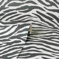 thumbnail image 4 of Fine Decor Shoshana Black Modern Zebra Wallpaper, 4 of 5