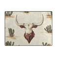 thumbnail image 5 of Yayeee Area Rugs for Living Room 5.2'x4' Indoor Non Slip Washable Bedroom Carpet, Cowboy Pattern, 5 of 6