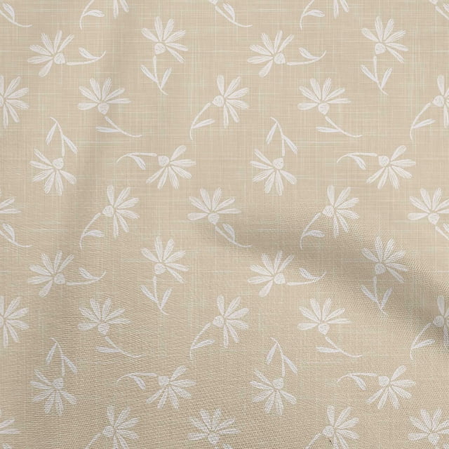 oneOone Silk Tabby Light Beige Fabric Asian Block Sewing Craft Projects Fabric Prints By Yard 42 Inch Wide