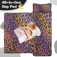 thumbnail image 4 of Purple and Orange Of Leopard Print Toddler Nap Mats for Kids Preschool,Sleeping Mat Bag or Kids,Toddler Sleeping Bag,Toddler Nap Mat or Daycare, 4 of 6