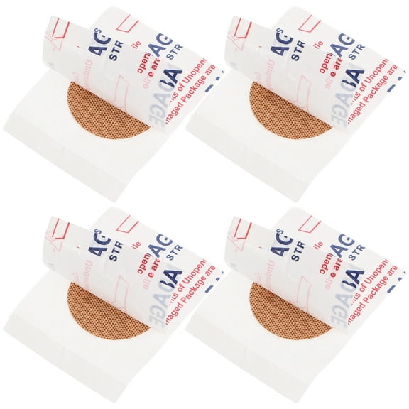 Bandage 100 Pcs Hemostatic Patches Round Flexible Wound Care Products Elastic Fabric