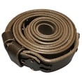 thumbnail image 2 of WWII US M1941 Leather Sling for M1907 Garand Steel Fitting Dark Tan, 2 of 4