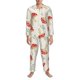 thumbnail image 3 of Balery Cartoon Flat Mushrooms Pijama para Hombre de Dos Piezas con Manga Larga, Conjunto de Dormir y Descanso Suave con Bolsillos-Small, 3 of 7