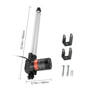 KFFKFF 12V Linear Actuator High Speed 0.19/s Linear Motion Actuator 1320lbs/6000N Electric Actuator IP44 Waterproof Linear Actuator 14 inch
