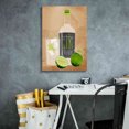 thumbnail image 4 of Epic Graffiti 'Gin O’Clock' by Green Lili, Giclee Canvas Wall Art, 18"x26", 4 of 6