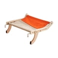 thumbnail image 2 of Percha para ventana de gato,Cat Window Perch para gatos de interior grande,Estantes de la cama del asiento de la ventana de la hamaca del montaje del salón,Balcón de cama de azul y naranja Fernando Percha para ventana de gato, 2 of 8