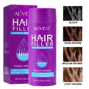 Aliver Hair Fibers Set for Thinning - Instantly Conceal & Thicken Thinning Hair Areas-Designed for Girls & Women-0.97oz(Dark Brown)