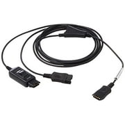 Supervisory Splitter Y-Cord for Plantronics, AddaSound, VXI-P with Mute Button | Compatible with Plantronics H/HW QD Wired He
