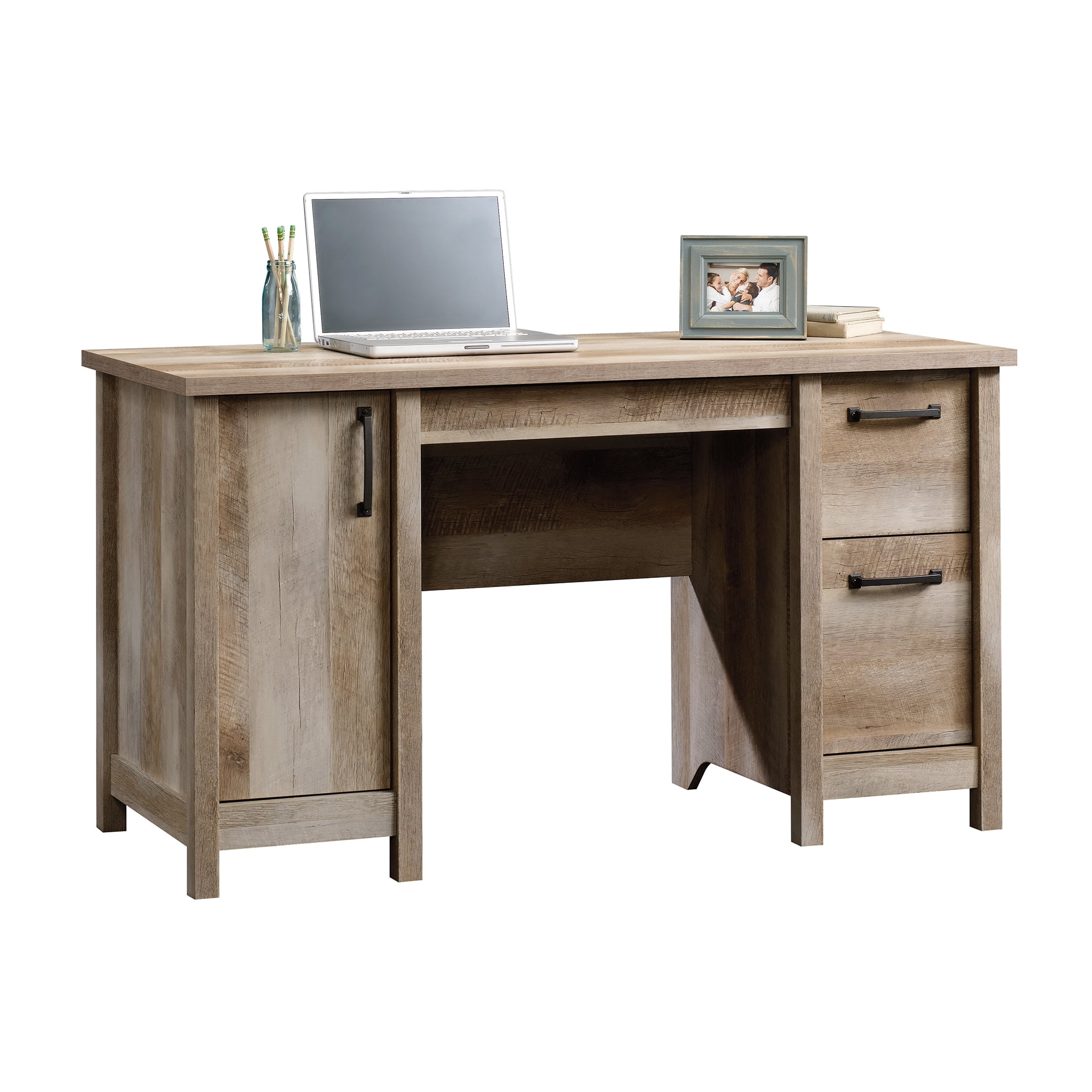 Sauder 418326 Cannery Bridge Computer Desk, Lintel Oak® Finish