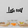 thumbnail image 2 of Craftnamesign Let's Eat Metal Wall Art, Kitchen Sign, Kitchen Wall Decor, 2 of 5
