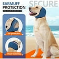 thumbnail image 4 of LShunze Dog Ear Covers for Bath, Swimming & Grooming Water Resistant Dogs Shower Cap Reusable Dog Ear Protection for Noise, Blow Drying Adjustable Ear Wraps for Dogs Bathing Supplies, 4 of 8