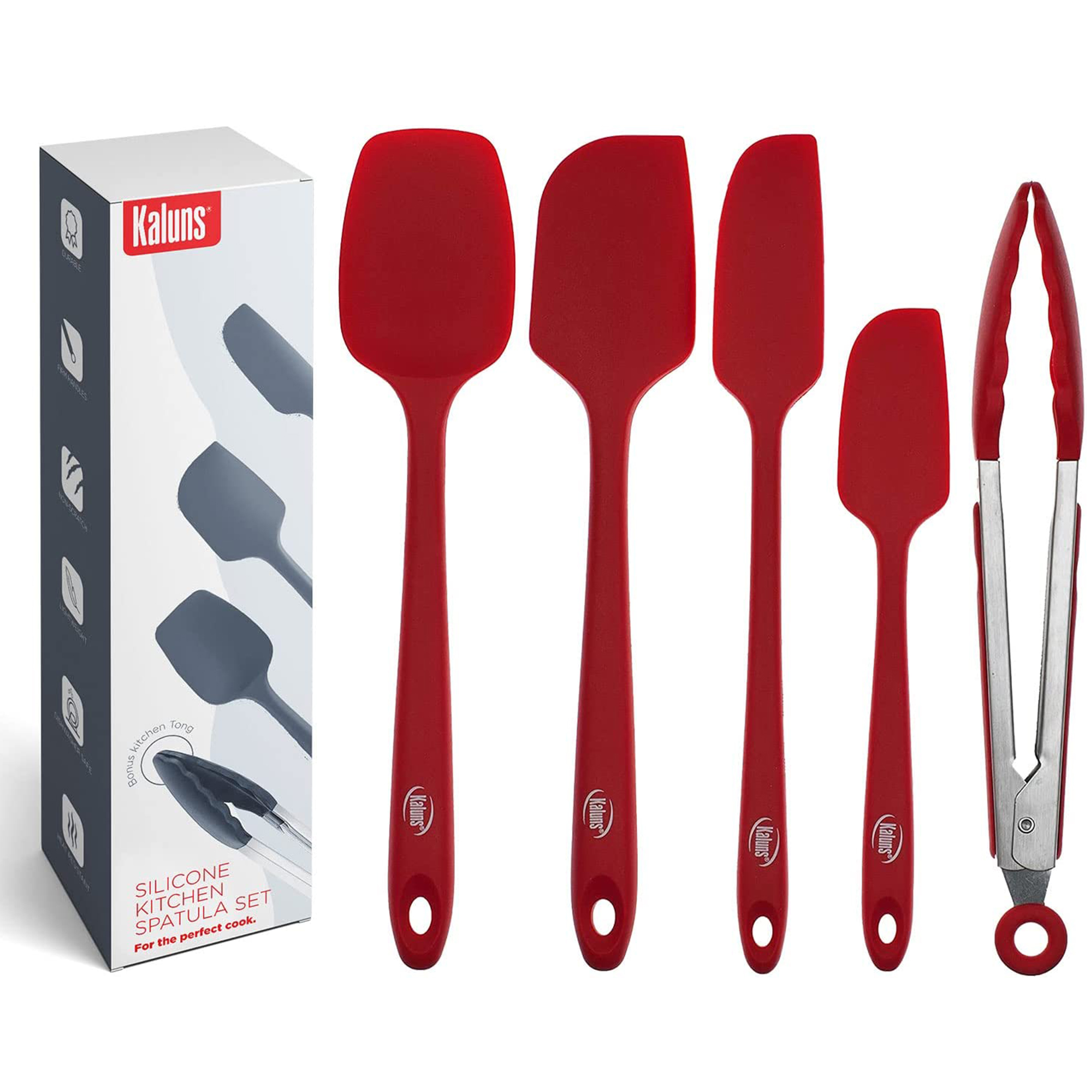 Thyme & Table Silicone Scraper Spatula with Kitchen Conversion Chart