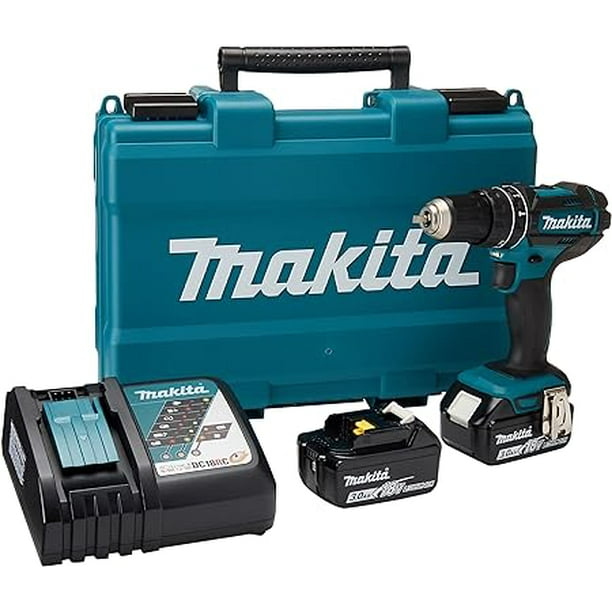 Rotomartillo Ator. 1 2 18V 0 600 0 1900Rpm Makita Dhp482Rfe Makita XPH01Z Walmart en linea