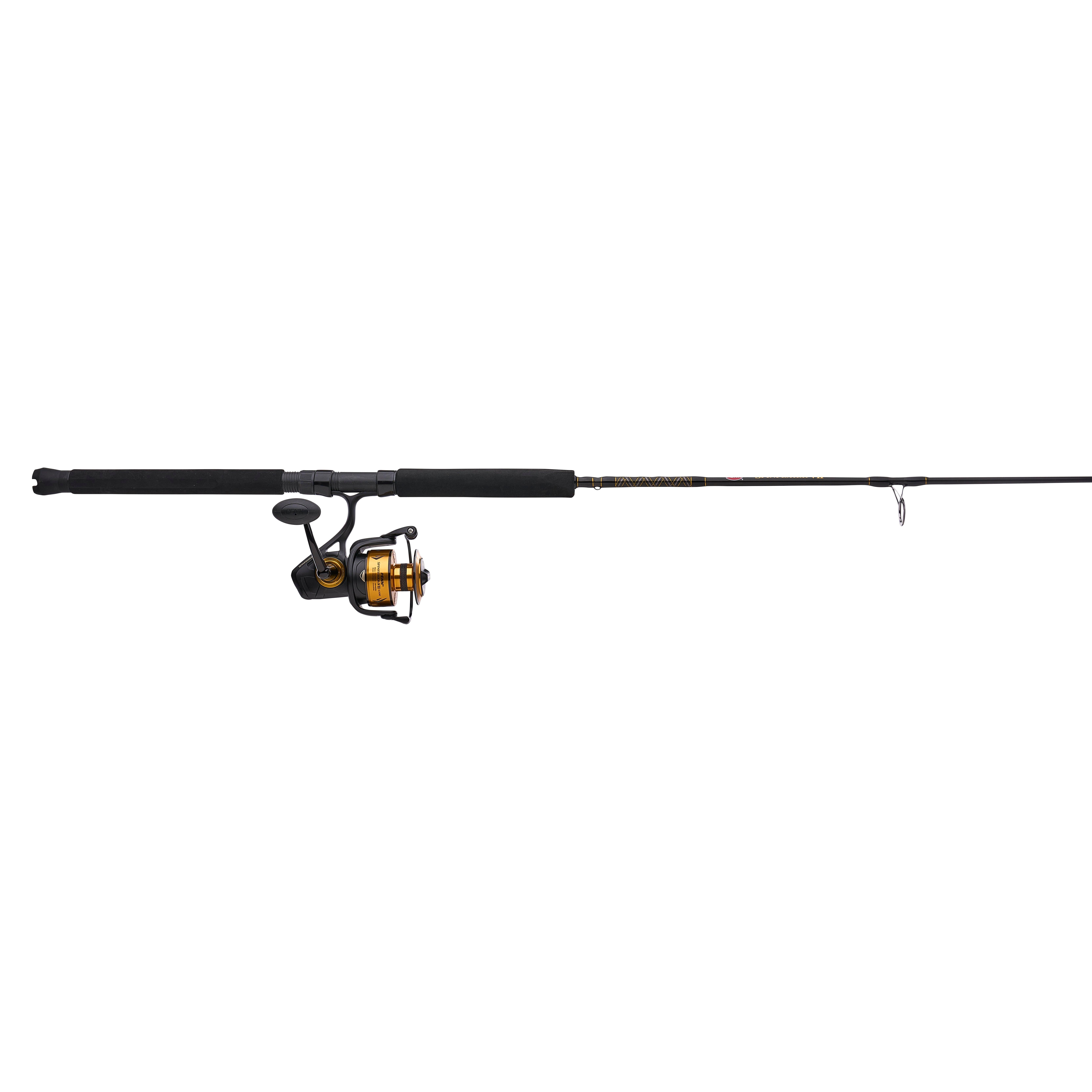 PENN Spinfisher VII Spinning Fishing Combo, 6'6" Medium Rod, 6500 Size Reel