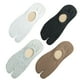 thumbnail image 1 of 4 pares sin calcetines antideslizantes antideslizantes unisex deportes calcetines de tobillo de corte de dos dedos, 1 of 5