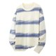 thumbnail image 4 of Ceisia Men's Ink-Brush Stripe Long-Sleeve T-Shirt | Relaxed Summer Casual Top Gift, 4 of 4