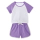 thumbnail image 1 of Odeerbi 1-11 Años Conjuntos de Pijama de Verano Para Niños Y Niñas Camisa de Raglán de Algodón de Manga Corta Pantalón Corto Conjunto de Dos Piezas Suave, 1 of 4
