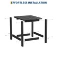 thumbnail image 6 of Ataucjin Square HDPE Outdoor Side Table,Weather Resistant Double Small Adirondack Side Table,Outdoor Indoor End Table for Adirondack Chair,Patio Table for Pool,Deck and Porch,Easy to Assemble, 6 of 7