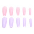 thumbnail image 4 of 100pcs Acrylic Nail Art Tips Set Pure Color Full Cover Press On  Nails, Durable & , 10 Sizes With 6 Colors For Professional Nail Experts Or Learners, Suitable For Parties, 4 of 8