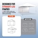 thumbnail image 5 of CORTINA LATERAL CROWN SHADES SunWall con Recubrimiento Plateado para Toldo 12x12, 5 of 8