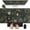 Dark Black Brown Flowers, variant on Black Topographic Contour Gaming Mouse Pad - 31.5x11.8 XL Minimalist Cool Design, Extended Mousepad, Large Keyboard Mouse Mat, Non-Slip Rubber Base, Stitched Edges, Home Office Game