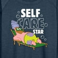 thumbnail image 3 of SpongeBob SquarePants - Self Care Star - Women's Lightweight French Terry Long Sleeve Shirt, 3 of 6