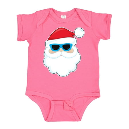 

Inktastic Santa Head with Sunglasses Gift Baby Boy or Baby Girl Bodysuit