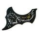 thumbnail image 1 of Pickguard de Guitarra Acústica Hugo 2 Piezas Negro, 1 of 6