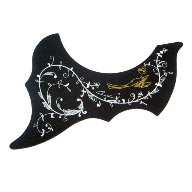 Pickguard Decorativo Shamjiam de guitarra acústica de 41 pulgadas negro
