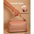 thumbnail image 3 of Bolsa de maquillaje Vogewood Initial, impermeable, doble capa, piel sintética, 3 of 7