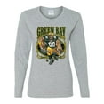 thumbnail image 2 of Wild Bobby, Green Bay Fan | GB Fantasy Football ,Sports, Women Graphic Long Sleeve Tee, Heather Grey, Large, 2 of 4