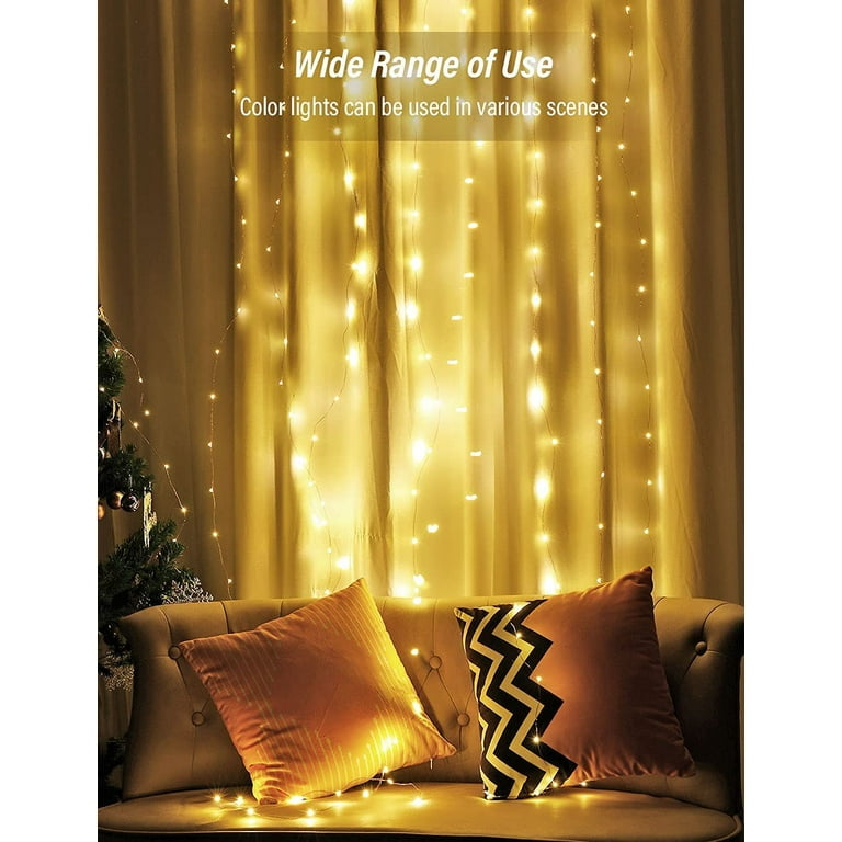  Mikasol Fairy String Lights, 1 Packs Led Fairy Lights Battery  Operated Waterproof Copper Wire with Remote Control Fairy Lights for  Bedroom. Firefly Lights Christmas Lights 8 Modes (16.4 ft/Warm White) 