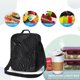 thumbnail image 4 of Disketp Abstract Black And White Waves Bolsa Térmica Estampada para Almuerzo, Lonchera para Hombres y Mujeres Adultos, 4 of 7